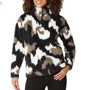 Eddie Bauer Ladies' Plush Camo Quarter Zip